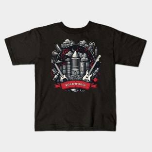 Rock'n'Roll Music Band Kids T-Shirt